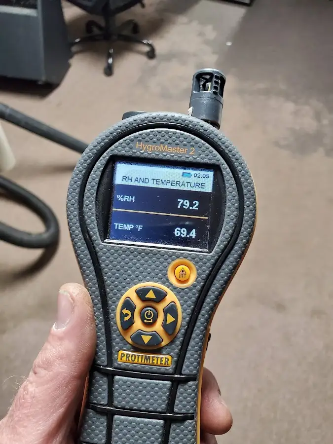 Moisture meter humidity assessment for Mold Remediation & Removal in Woodmere